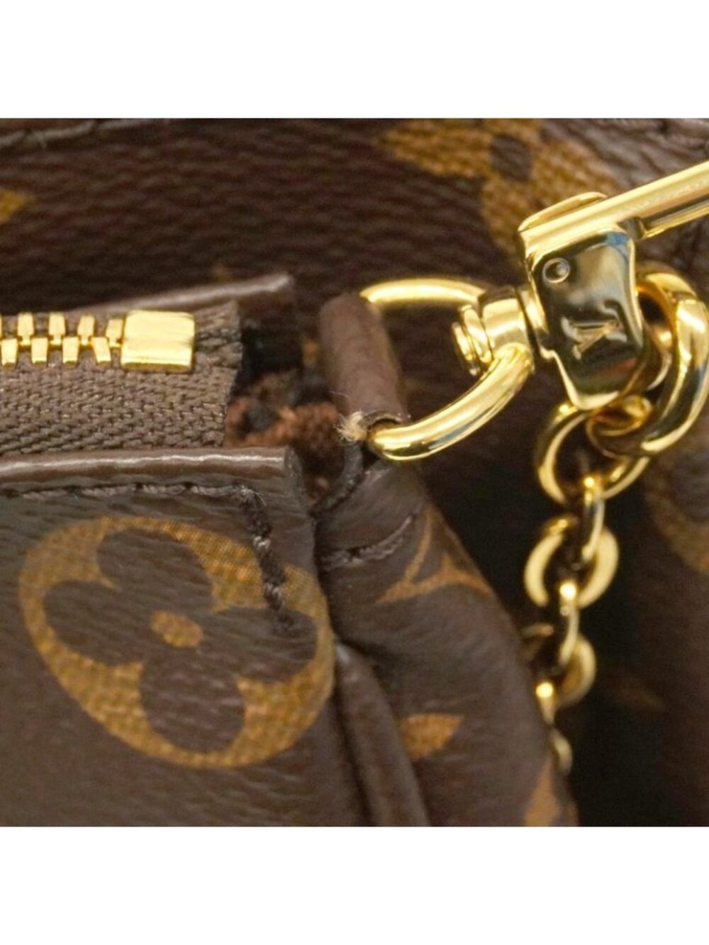 ★SOLD★ Louis Vuitton Handbag Monogram Multi Pochette Khaki 2-Way Bag - Picture 6 of 9